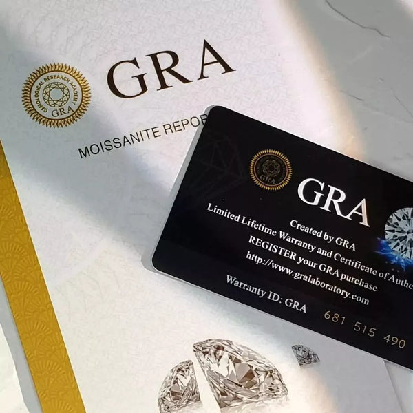 Oval Cut Real Moissanite Double 4 Prong Solitaire Ring 14K Gold Plated