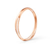 Elegant Gold Bangle with Sleek Cutout Design 14K Gold Plated