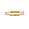 5.50 Ct Round Cut Natural Moissanite Channel Set Bangle Bracelet 14K Gold Plated