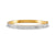 3.79 Ct Baguette & Round Natural Moissanite Women's Bangle Bracelet 14K Gold Plated